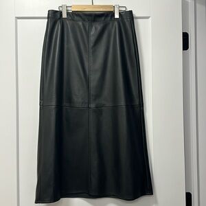 Faux Leather Skirt